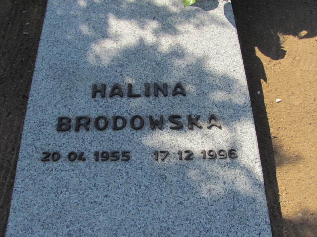 Halina Brodowska 1955 Przeźmierowo - Grobonet - Wyszukiwarka osób pochowanych