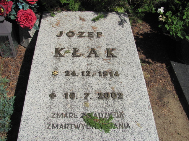 Józef Kłak 1914 Przeźmierowo - Grobonet - Wyszukiwarka osób pochowanych
