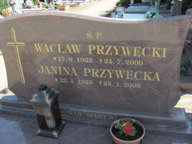 Wacław Przywecki 1922 Przeźmierowo - Grobonet - Wyszukiwarka osób pochowanych