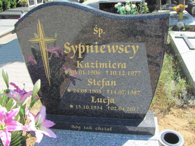 Stefan Sypniewski 1905 Przeźmierowo - Grobonet - Wyszukiwarka osób pochowanych