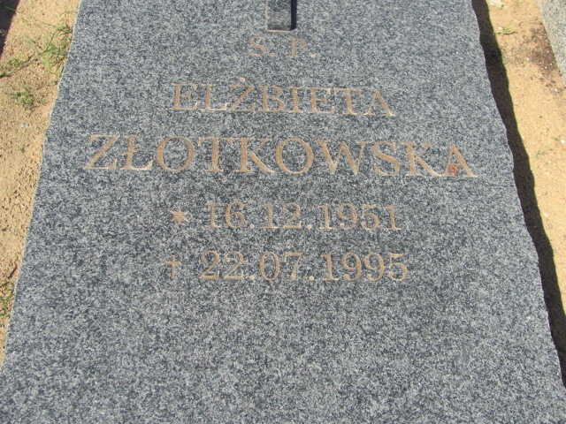 Elżbieta Złotkowska 1951 Przeźmierowo - Grobonet - Wyszukiwarka osób pochowanych