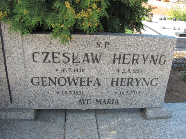 Genowefa Heryng 1931 Przeźmierowo - Grobonet - Wyszukiwarka osób pochowanych