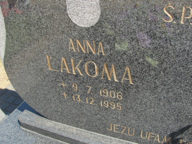 Anna Łakoma 1906 Przeźmierowo - Grobonet - Wyszukiwarka osób pochowanych