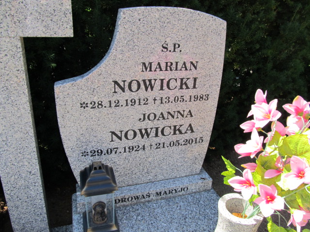 Joanna Nowicka 1924 Przeźmierowo - Grobonet - Wyszukiwarka osób pochowanych