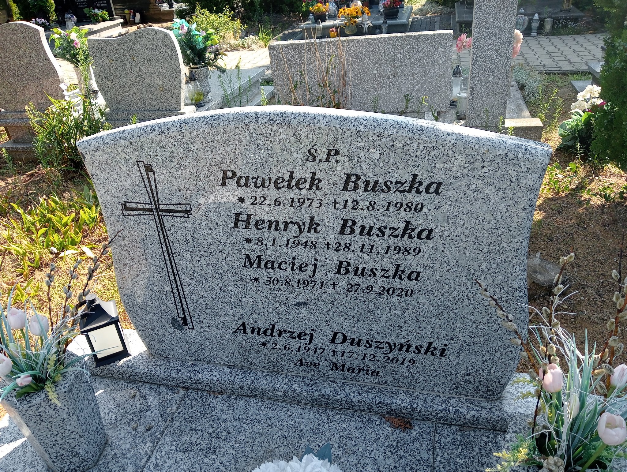 Andrzej Duszyński 1947 Przeźmierowo - Grobonet - Wyszukiwarka osób pochowanych