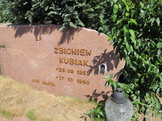 Zbigniew Kubiak 1953 Przeźmierowo - Grobonet - Wyszukiwarka osób pochowanych