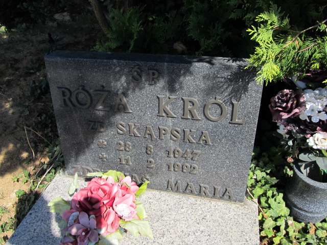 Róża Król 1947 Przeźmierowo - Grobonet - Wyszukiwarka osób pochowanych