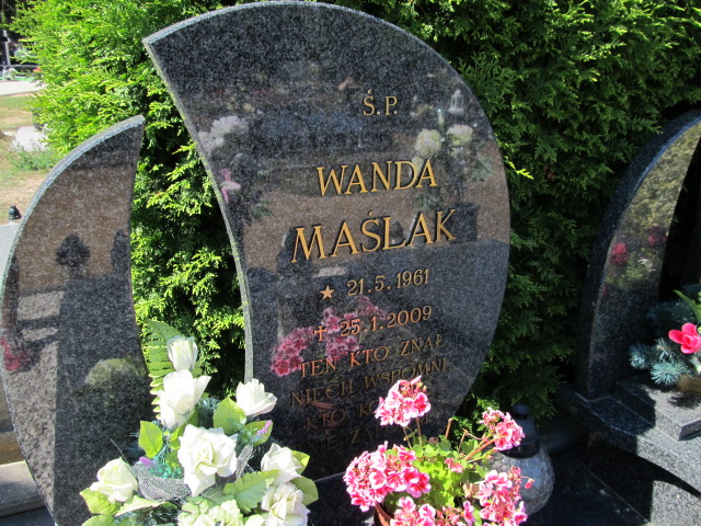Wanda Maślak 1961 Przeźmierowo - Grobonet - Wyszukiwarka osób pochowanych