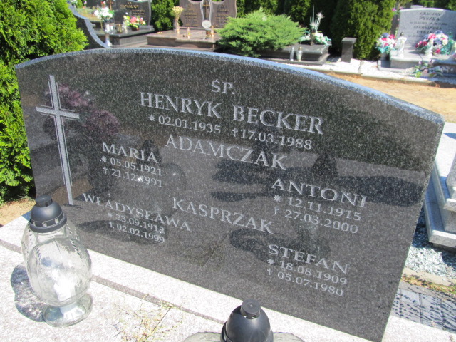 Władysława Kasprzak 1912 Przeźmierowo - Grobonet - Wyszukiwarka osób pochowanych