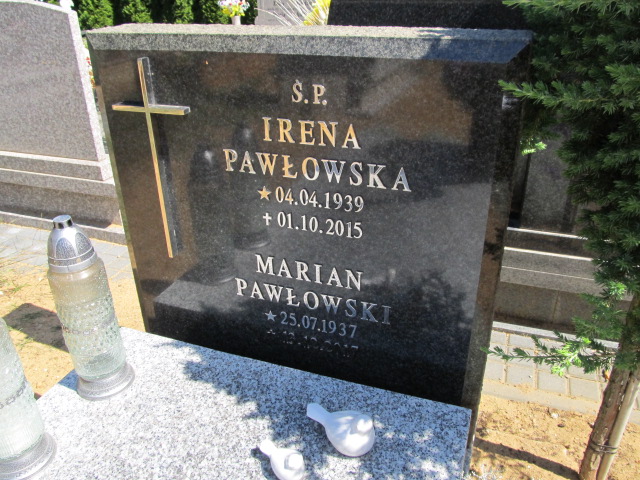 Irena Pawłowska 1939 Przeźmierowo - Grobonet - Wyszukiwarka osób pochowanych
